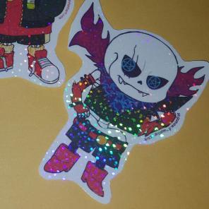 Swapfell Sans Undertale Sparkle sticker