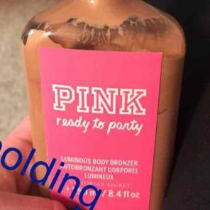 Pink lotion