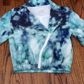 Marble blue jacket