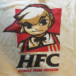 Zelda x kfc mash up shirt!!