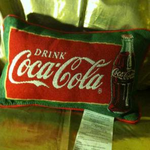 New "Coca-Cola" Pillow Tapestry-Like