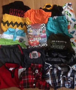 Bundle boy clothes and books