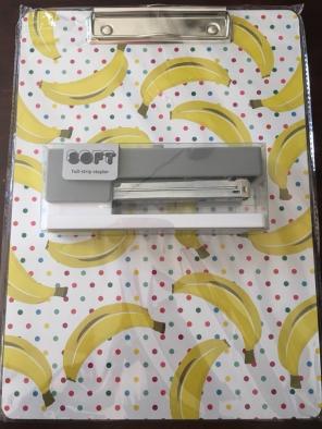 Clip Board And Soft-touch Stapler