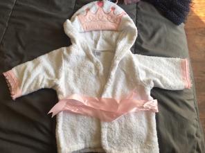 Baby Aspen Little Princess Hooded Robe