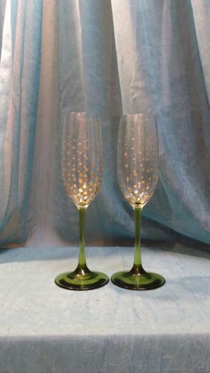 2 Piece Champagne Glass Set