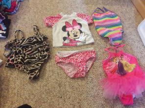 18 month girls swim suit lot