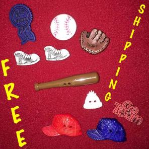 10 Sport Theme Buttons for Clothing NWOT