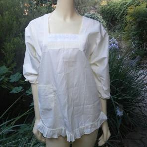 Apron Tie Back Yellow Size Medium