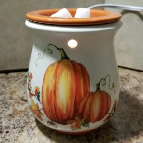 NIB Pumpkin Patch Warmer & Scents Free S
