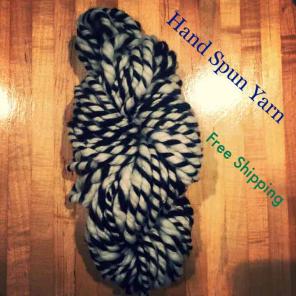 Hand Spun Wool Yarn