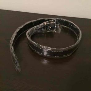 Dark brown kids belt & Gold buckle
