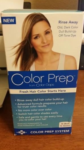 Color Prep From Color Oops Remover Color