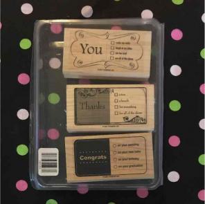 Stampin' Up! Check it Out (set of 3)