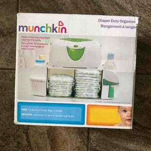 Munchkin Diaper Organizer, Green