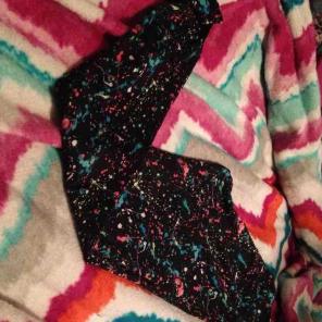 Splatter leggings
