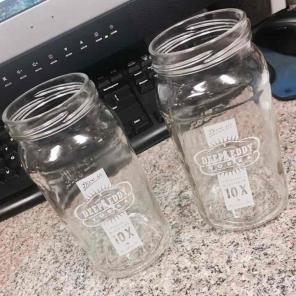 12 oz. Deep Eddy Mason Jar Glasses