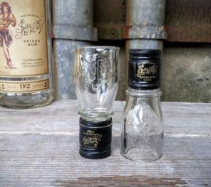 Sailor Jerry Bottle Neck Shot Glasses X2