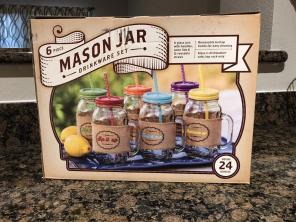 GLASS, Mason Jar Drinkware Set