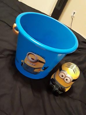 Minion Easter bucket and piggy bank