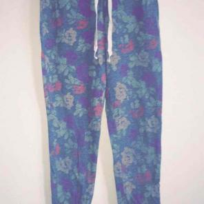 Floral Pattern Jogger Sweatpants