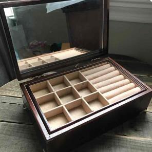 Old Wood Jewelry Box