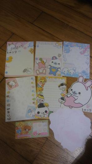 Mamegoma Seal Kawaii stationary paper