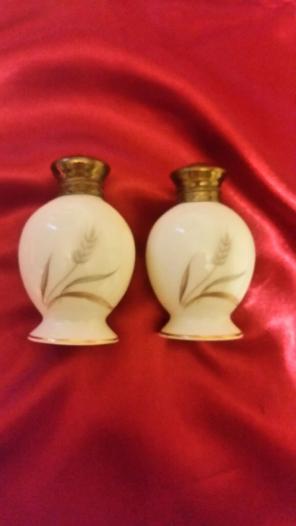 Sango China Harvest Gold Salt and Pepper