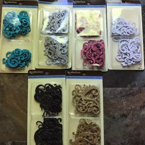 Recollections Glitter Adhesive Flourish