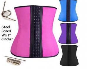 XS PINK LATEX SPORT WAIST TRAINER