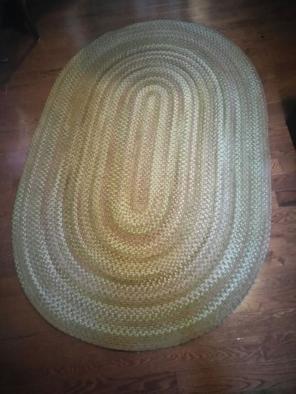 ✤ Woven Oval Area Rug 5' x 8' ✤