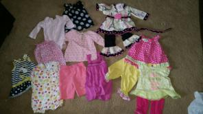 Girls 18 month bundle outfits rompers