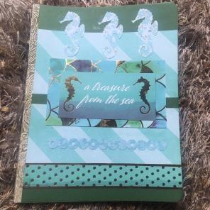 Seahorse Sea green Journal Notebook