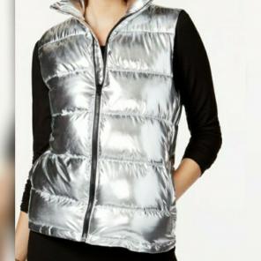 MATERIAL GIRL ACTIVE METALLIC PUFFER