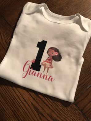 Moana Birthday Shirt