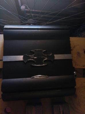 Amp and basswedge for car or truck
