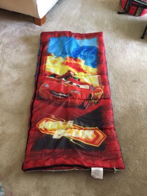 Disney CARS Sleeping Bag NEW