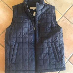 New men's vest Large bluePerry Ellis $89