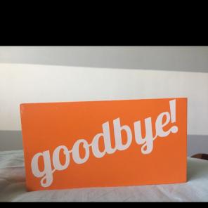 Goodbye, Hello Block. (Room Decor)
