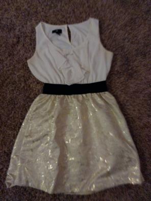 Gold dress