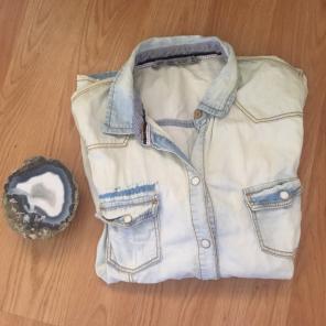 Zara Denim Button down