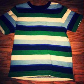 Stripey boy t shirt