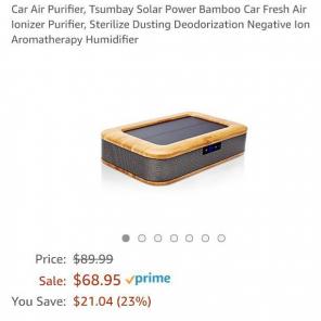Solar Powered Car Air Humidifier