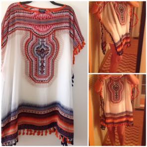Poncho With Tassels