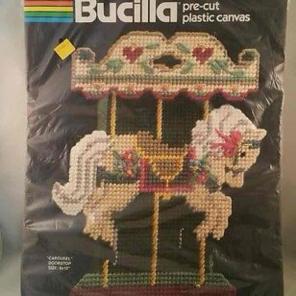 Bucilla Carousel Horse Doorstop