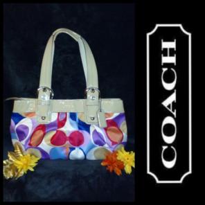 Retail $358 Lg Coach Signature Soho Tote
