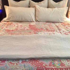 Pottery Barn Quilt and 3 Euro Shams