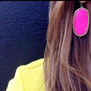Pink Kendra Scott 'Danielle' Earrings
