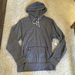 NWT NEW Old Navy hoodie jersey grey