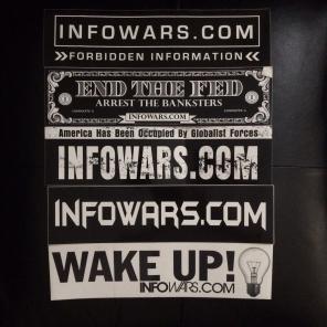 Info Wars Stickers