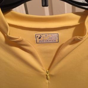Yellow And White Bike Jersey